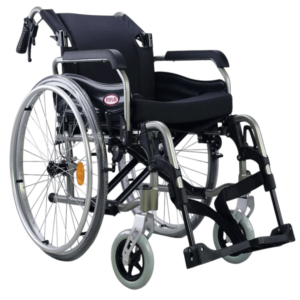 Poylin P957 Hafif Alüminyum Tekerlekli Sandalye(P957)