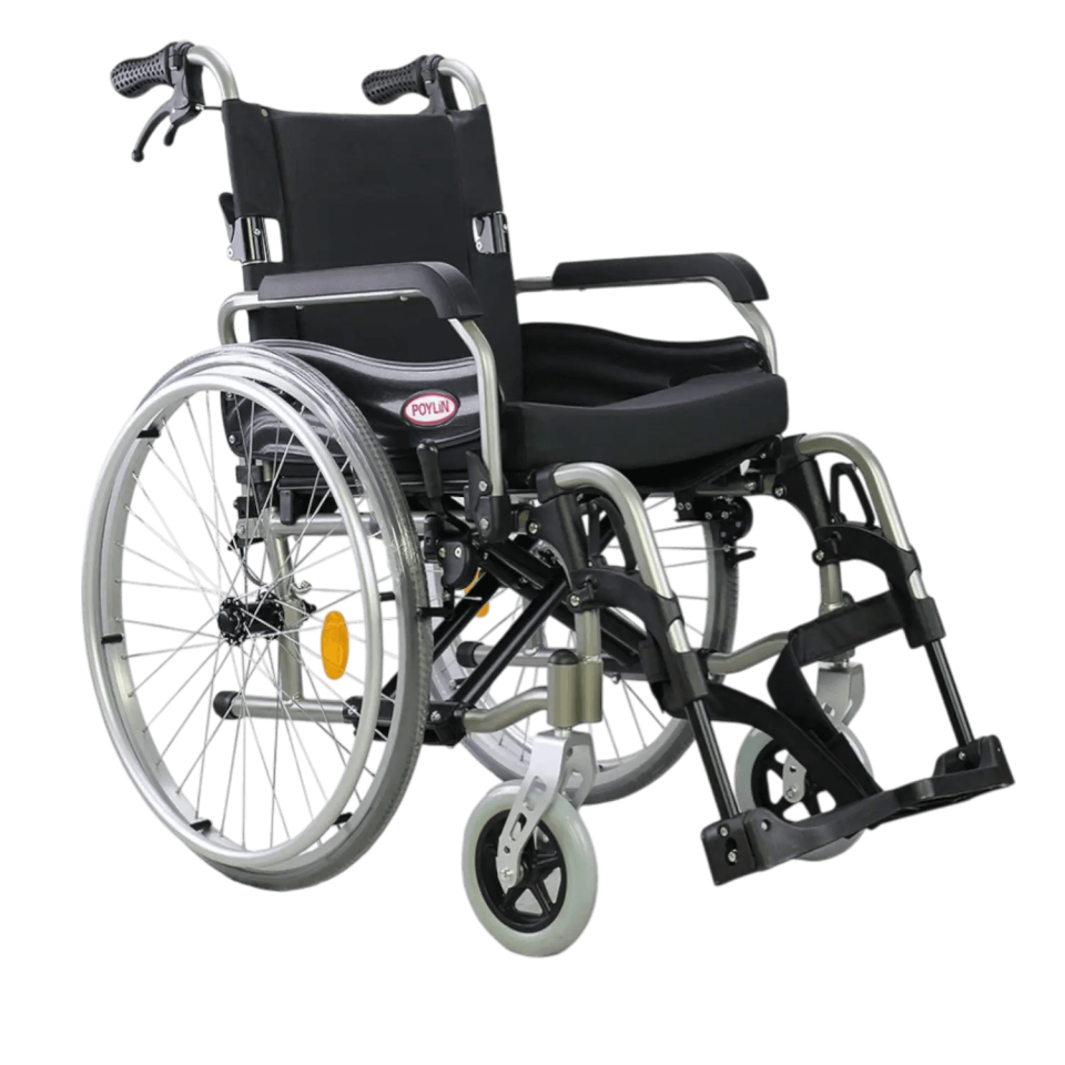 Poylin P957 Hafif Alüminyum Tekerlekli Sandalye(P957)